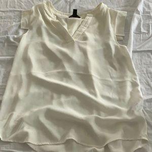 Ivory sheer top